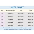 thumbnail image 3 of TOOYOU Girls Romper Winter Long Sleeve Ribbed Solid Color Jumpsuit Outwear Holiday Pajama Playsuit Bodysuits For Toddler ,Size 18-24 Months Blue, 3 of 9