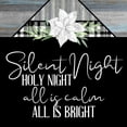 thumbnail image 3 of Bailey, Ann 20x20 Black Modern Framed Museum Art Print Titled - Silent Night Holy Night, 3 of 5