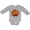 AC-Heather Grey, variant on Inktastic Little Sister Super Hero Girls Long Sleeve Baby Bodysuit