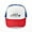 Red/Blue/White, variant on CafePress - Evolution Baseball Catcher B 3C - Adjustable Unisex Printed Trucker Hat with Mesh Back