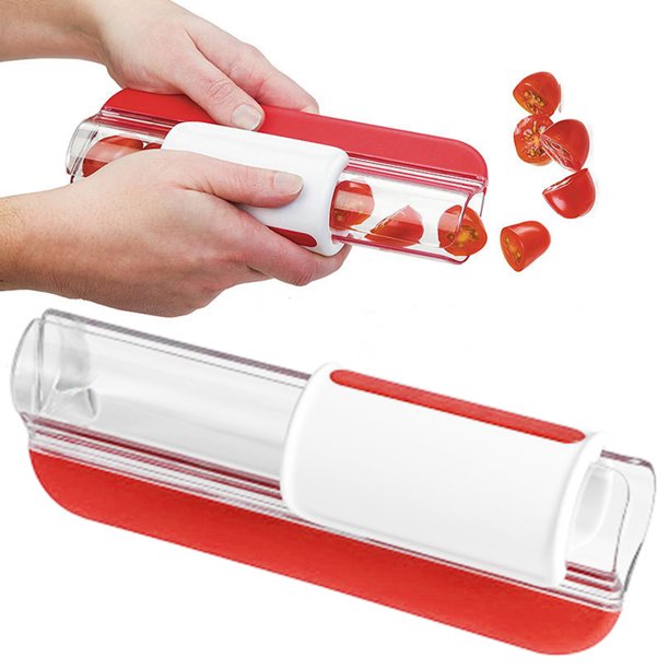 Rebanadora De Tomate, Rebanadora De Uva, Rebanadora De Tomates De Acero Inoxidable Con Cuchillas Afiladas, Rebanadora Port谩til De Cereza Y Uva Para Cocina Dom茅stica