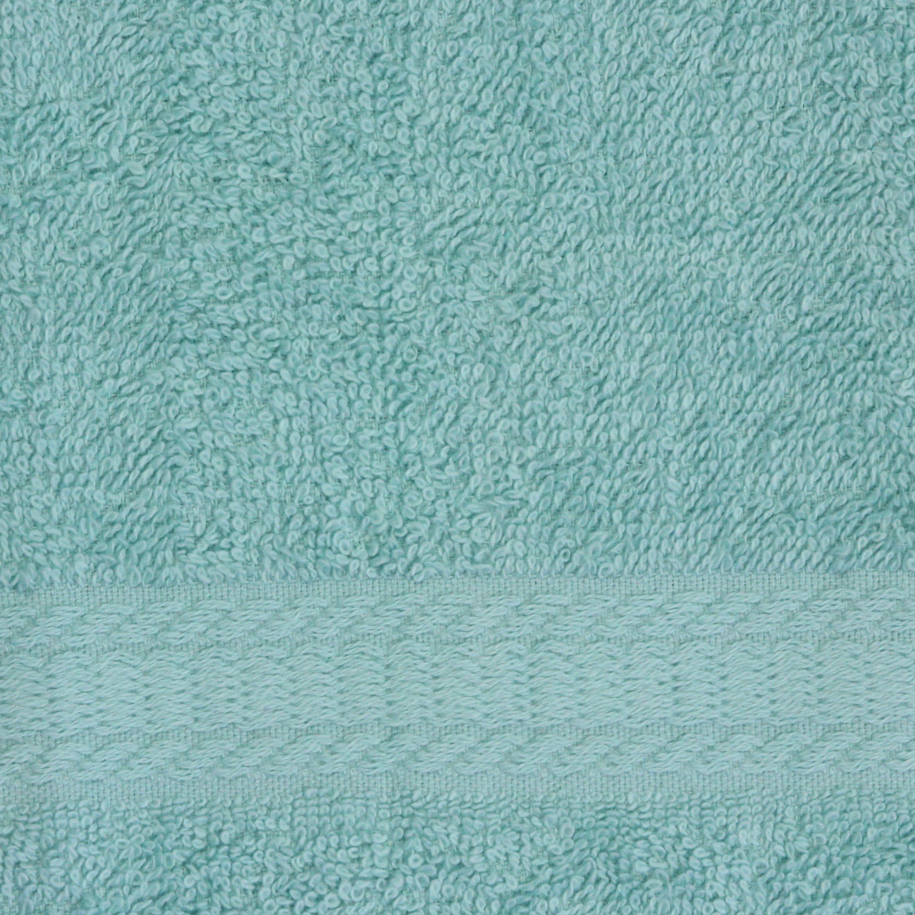 Mainstays Basic Bath Collection - Single Adult Hand Towel, Solid Aqua