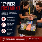 Ready America 10-Person 3-Day Kit In 12-Gallon Tote