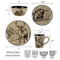 thumbnail image 2 of Juego de vajilla Mossy Oak Animal Print Service de 4 a 16 piezas, 2 of 7
