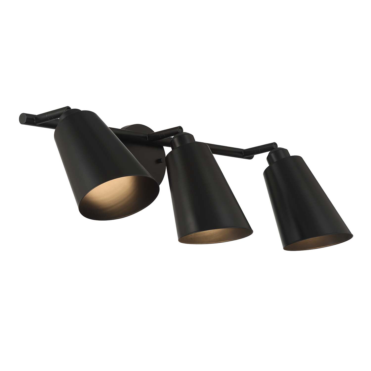 Alvar - 3-Light Vanity Light - Matte Black
