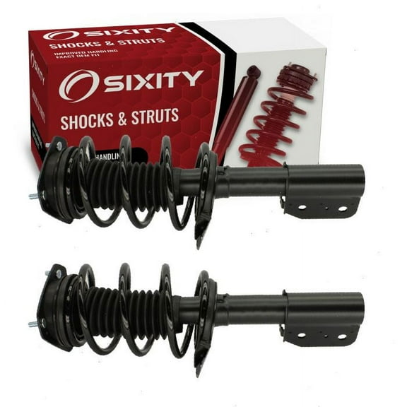 2 pc Sixity Front Strut & Coil Springs compatible with Chevrolet Monte Carlo 2000-2007