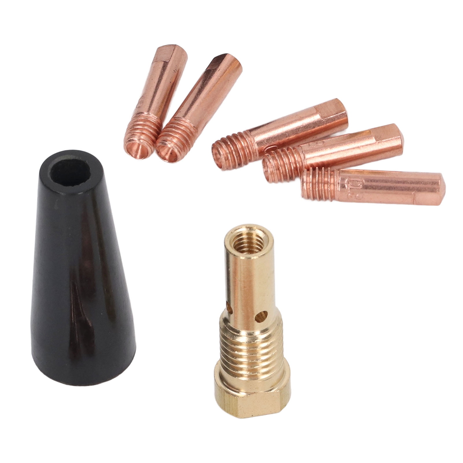 MIG Gasless Welding Kit, Welding Tip Diffuser Gasless Nozzle Burr Free