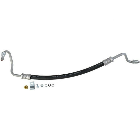 Power Steering Pressure Line Hose Assembly - Compatible with 1982 - 1990 Dodge Ramcharger 5.2L V8 1983 1984 1985 1986 1987 1988 1989