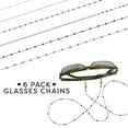 thumbnail image 2 of Lulo Glasses Strap Chains, 6-Pack Stylish Glasses Chain for Women, 2 of 10