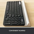 thumbnail image 3 of Restored Logitech K780 Multi-Device Wireless Keyboard for Computer, Phone and Tablet - FLOW Cross-Computer Control Compatible (Refurbished), 3 of 5