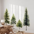 thumbnail image 1 of Adhesivo decorativo de pared Lilacanthara, pino, color verde, vinilo PVC, 1 of 7