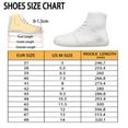 thumbnail image 7 of Wismoutput Branch and Leaves Printed Shoes High-top Minimalist Barefoot Shoes for Men and Boys Size 5.5-14, 7 of 7