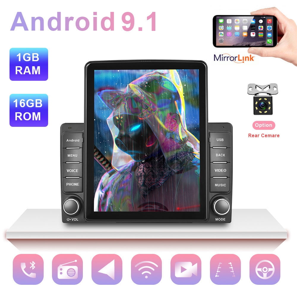 7'' Android 9.1 Autoradio 2Din GPS Autoradio Stereo MP5 Bluetooth WIFI FM Player