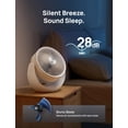 thumbnail image 2 of Dreo Ventilador de escritorio para dormitorio, ventiladores de piso ultra silenciosos de 28 dB de 12 pulgadas, flujo de aire fuerte de 60 pies, ajuste vertical de 120°, 3 velocidades, circulador de ai, 2 of 5