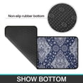 thumbnail image 6 of Blue and White Ethnic Floral Pattern Kitchen Rugs Sets Of 2,Anti Fatigue Kitchen Mat Rugs Non Slip Washable,Decorative Kitchen Floor Mats for Kitchen,Sink,Laundry,17"X30"+17"X47", 6 of 7