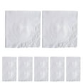 thumbnail image 5 of Handkerchief,White Woman Handkerchief Soft Suit Hankies,Square Pocket Handkerchief Lace,Soft Ladies Hanky Pocket Square,Bridal Wedding Handkerchief Towel Gents Prom,Bandanas style C, 5 of 9