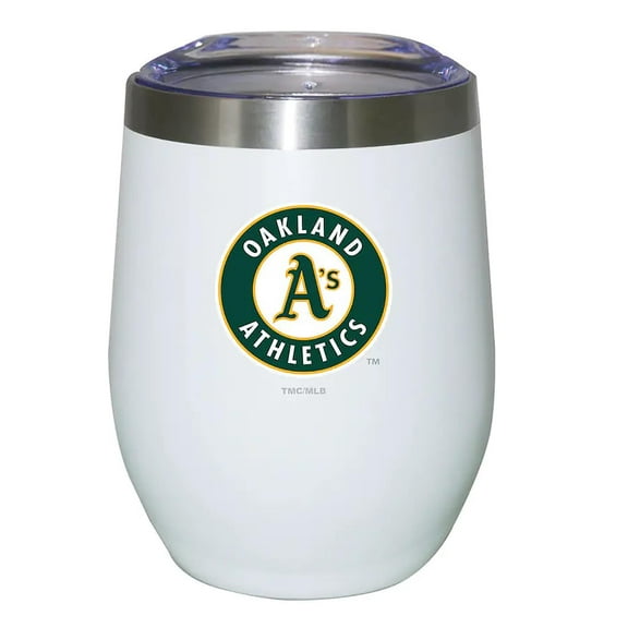 Oakland Athletics 12oz. Logo Stemless Tumbler