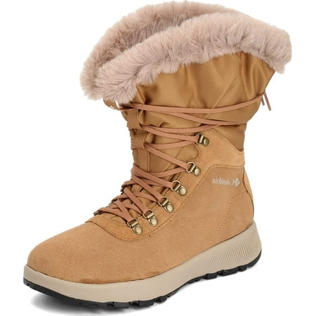 Columbia Womens Slopeside Village Omni-Heat Hi Snow Boot 10 Elk/Autumn Orange
