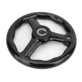 thumbnail image 2 of Volant de Tour, 200x18mm Fraiseuse Roue à Main, Tour Accessoire Tour Noir Volant pour Machine-Outil, 2 of 8
