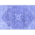 thumbnail image 1 of Ahgly Company Indoor Rectangle Medallion Blue Traditional Area Rugs, 8' x 12', 1 of 4