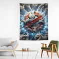 thumbnail image 3 of Ghostbusters Logo Tapestry Luxury Wall Hanging Tapestries Decoration For Living Room Bedroom Dormitory Mural Blanket Wall Art Tapestry, 3 of 8