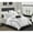 White, variant on 24 Piece Marian Complete bedroom in a bag Pinch Pleat Ruffled Designer Embellished Bed In a Bag Comforter Set