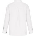 thumbnail image 4 of Button down shirts for women long sleeve Dressy Casual Tops Business Work Blouses Gauze Cotton Linen Shirts V Neck Loose Blouse Plus Size Elegant Tunic Top, 4 of 4