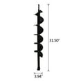 thumbnail image 6 of Earth Auger Drill Bits 4-6-8-10 inch for Gas Powered Post Fence Hole Digger (4 inch), 6 of 6