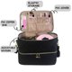 thumbnail image 4 of Bolsa de almacenamiento de de uñas de doble capa, capacidad grande para 40 botellas, soporte portátil para juegos de manicura de lápiz labial, Sunnimix Almacenamiento de esmalte de uñas, 4 of 7