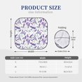 thumbnail image 3 of Vsdgher Lavender Flowers Print Car Windshield Sun Shade, Reflective Sunshade Window Sunshade Sun Visor Protector Fit for Cars,Trucks,SUVs-Small, 3 of 6
