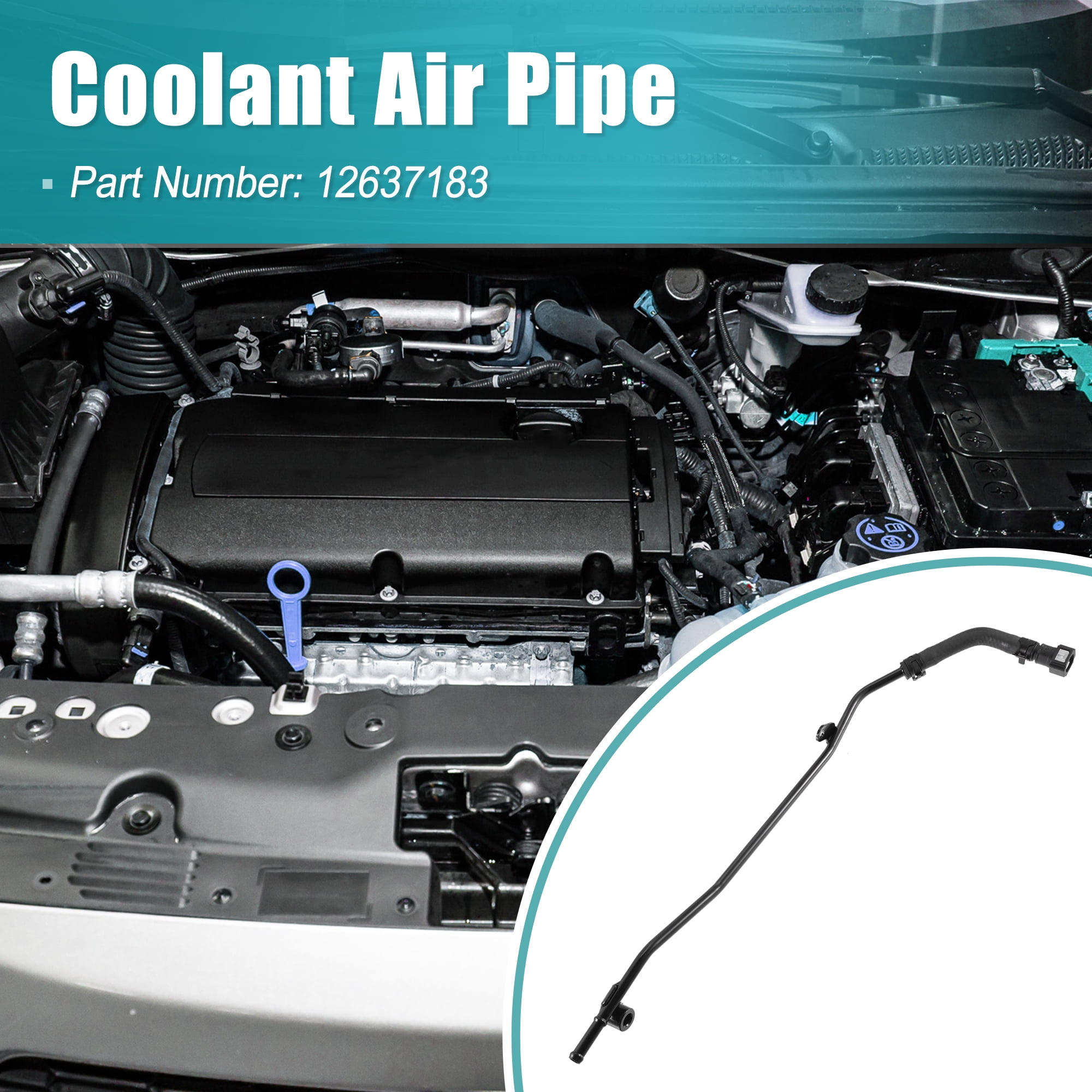 Unique Bargains Coolant Air Pipe HVAC Heater Hose Assembly for Cadillac