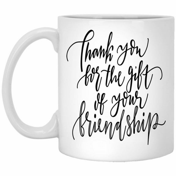Christmas Mug Friendship Giftbest Friends Gift 11 Oz Ceramic Cup Thank You
