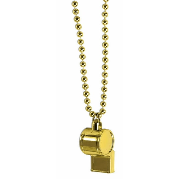 Gold Whistle Halloween Costume Accessory