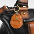 thumbnail image 4 of Mokcool Leather Compatible Apple AirTag Keychain Case – Handmade Genuine Cowhide Case, 4 of 9