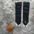 thumbnail image 4 of Guardurnaity Guantes florales de encaje con lentejuelas sin dedos, manoplas de satén, mitones elásticos hasta el codo, accesorios para disfraces guantes y mitones Rojo Tamaño libre, 4 of 6