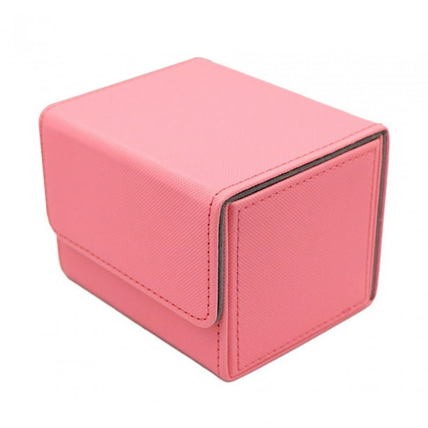 Deck Box Soporte de almacenamiento Tarjetas prácticas Caja de juego de cubierta para tarjeta coleccionable TCG A Rosa Hugo Estuche de baraja de cartas coleccionables