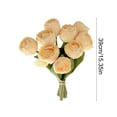 thumbnail image 3 of Ramo de flores de tulipán artificial 9 piezas – Tulipanes falsos Real Touch para decoración del hogar, centros de mesa de boda, arreglos de jarrones de mesa, decoraciones para salón y comedor, 3 of 7