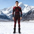 thumbnail image 2 of DHFJKG Mens Skiing Base Layer Thermal Undershirt Wear 2 Piece Set Slim Fit Quick-Dry Top Bottoms For Cold Weather Snow Sports Classic Outfit, 2 of 3