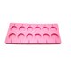 thumbnail image 1 of Moldes de silicona para 12 piruletas de chocolate y caramelo duro con 12 palitos para fiestas de Halloween y Navidad - Redondos (rosas), 1 of 5