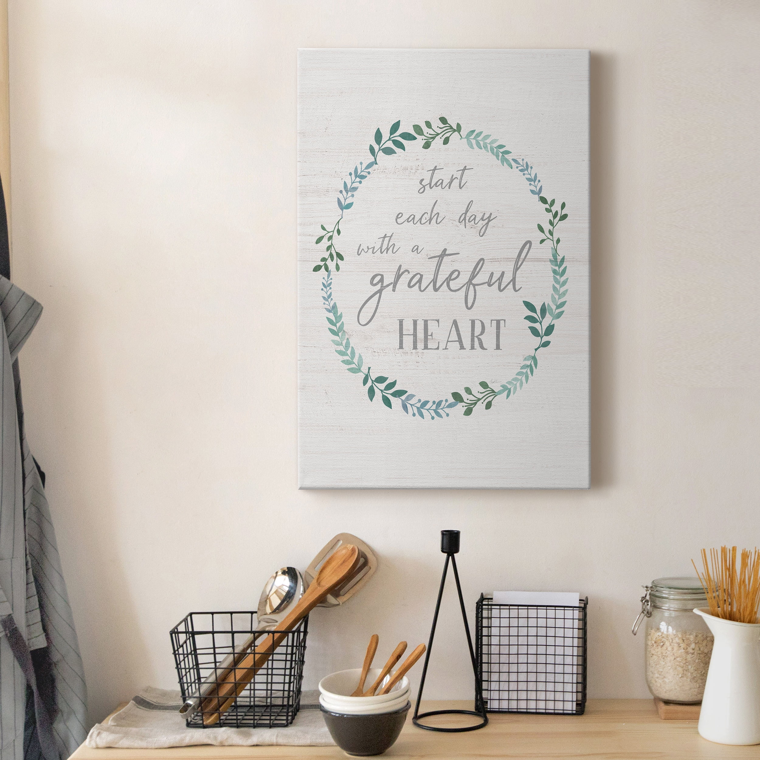 Start Each Day Premium Gallery Wrapped Canvas - Ready to Hang - 8 x 12