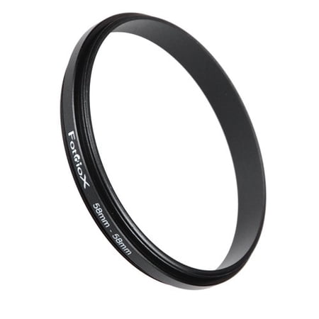 Fotodiox Macro Close-up Reverse Ring Anodized Black Metal Ring for Nikon Canon Sony Olympus Pentax Panasonic Samsung Camera