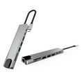 thumbnail image 4 of FlyFlise 8-IN-1 USB C Hub Type-C Docking Station Multiport Adapter with 4K HD RJ45 Ethernet, 4 of 8