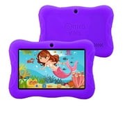 Contixo 7 Inch Kids Tablet V8-3 Android with WiFi Camera Learning Tablet for Toddlers Children Kids Place Parental Control Pre installed 20 + Education Apps w/Kid-Proof Protective Case (Purple)
