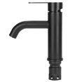 thumbnail image 3 of Grifo para fregadero G1/2 con mezclador de agua fría y caliente para lavabo Grifo de cocina giratorio de 360°, 3 of 8