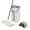 Beige, variant on MOQIN Mop and Bucket with Wringer Set, Hands Free Flat Floor Mop and Bucket, with 3/5/10 Washable Microfiber Pads, Wet and Dry Use, Home Floor Cleaning System for All Floor Types Window