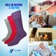 thumbnail image 2 of Calcetines de invierno Hechos de algodón. 3 pares colores claros, 2 of 4