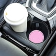 thumbnail image 2 of Posavasos para coche, accesorios de coche rosas para mujer, lindo tapizado de diamantes, posavasos universales de silicona antideslizantes para coche, 7 cm (rosa/juego de 4) JM JM, 2 of 5