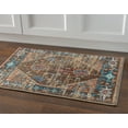 thumbnail image 4 of Linon Home Decor Serape Area Rug Collection, Brown and Multicolor, 2' x 3', 4 of 5
