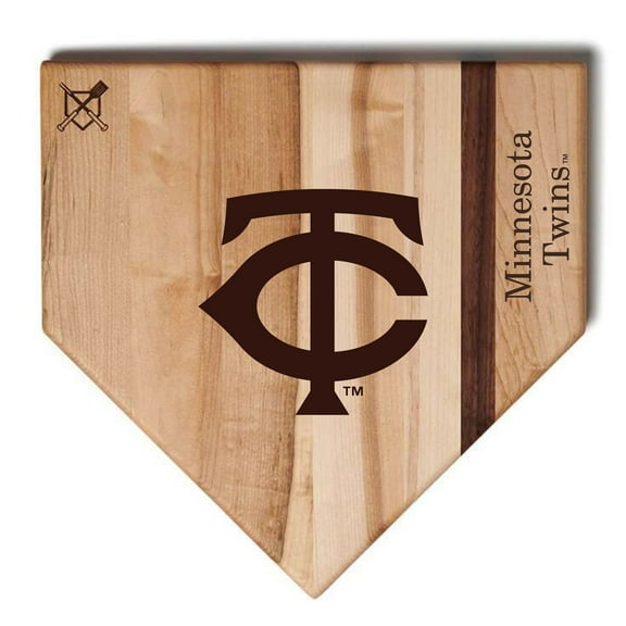Baseball BBQ Minnesota Twins 12'' x 12'' Home Plate Cutting Board