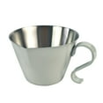 thumbnail image 1 of Tasse à Expresso en Acier Inoxydable Robuste avec Poignée pour une Infusion Parfaite de Café, 1 of 10